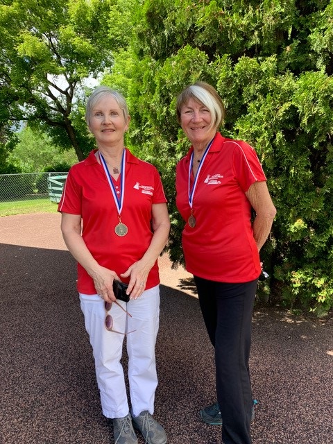 55+ Women's Doubles - Gold - Lorie Young & Beverley Coutts - Saskatoon